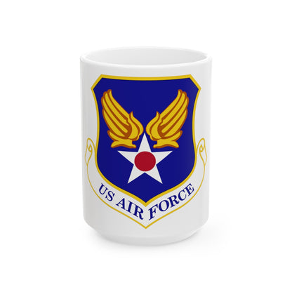 Headquarters United States Air Force (U.S. Air Force) White Coffee Mug-15oz-The Sticker Space