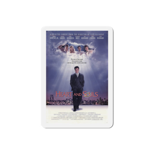 Heart and Souls 1993 Movie Poster Die-Cut Magnet-2" x 2"-The Sticker Space