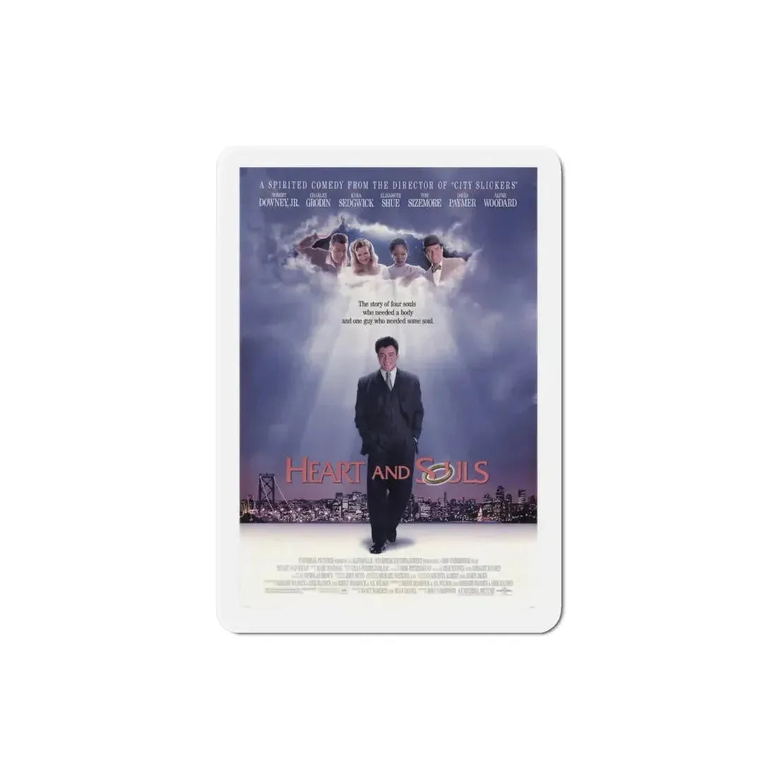 Heart and Souls 1993 Movie Poster Refrigerator Magnet - The Sticker Space