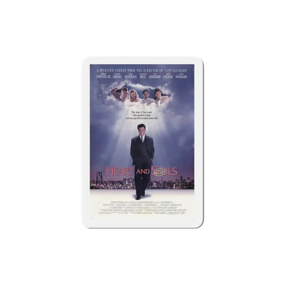 Heart and Souls 1993 Movie Poster Refrigerator Magnet - The Sticker Space