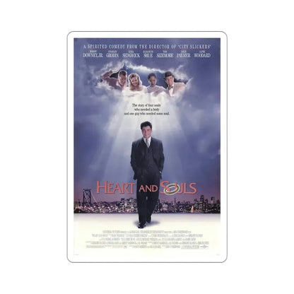 Heart and Souls 1993 Movie Poster STICKER Vinyl Die-Cut Decal 4 Inch - The Sticker Space