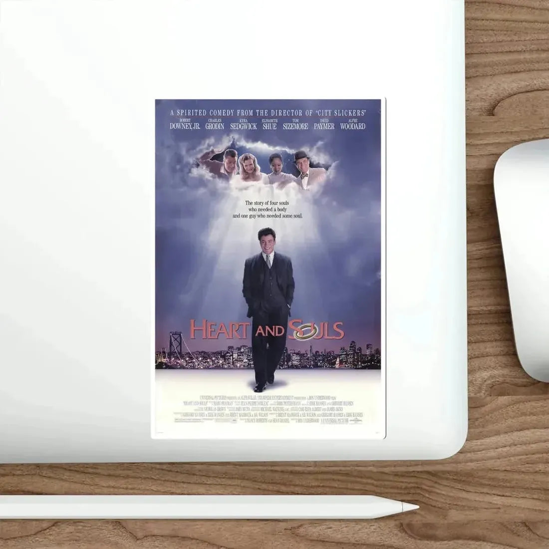 Heart and Souls 1993 Movie Poster STICKER Vinyl Die-Cut Decal - The Sticker Space