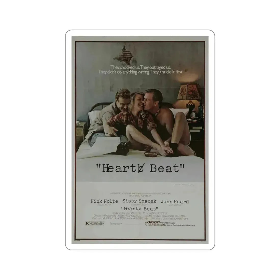 Heart Beat 1980 Movie Poster STICKER Vinyl Die-Cut Decal - The Sticker Space