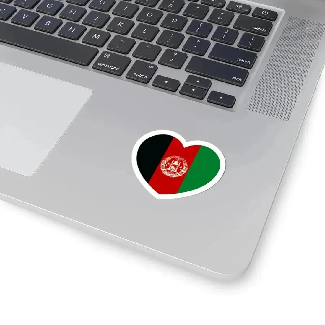 Heart Flag of Afghanistan 2004-2013 - STICKER Vinyl Kiss-Cut Decal - The Sticker Space