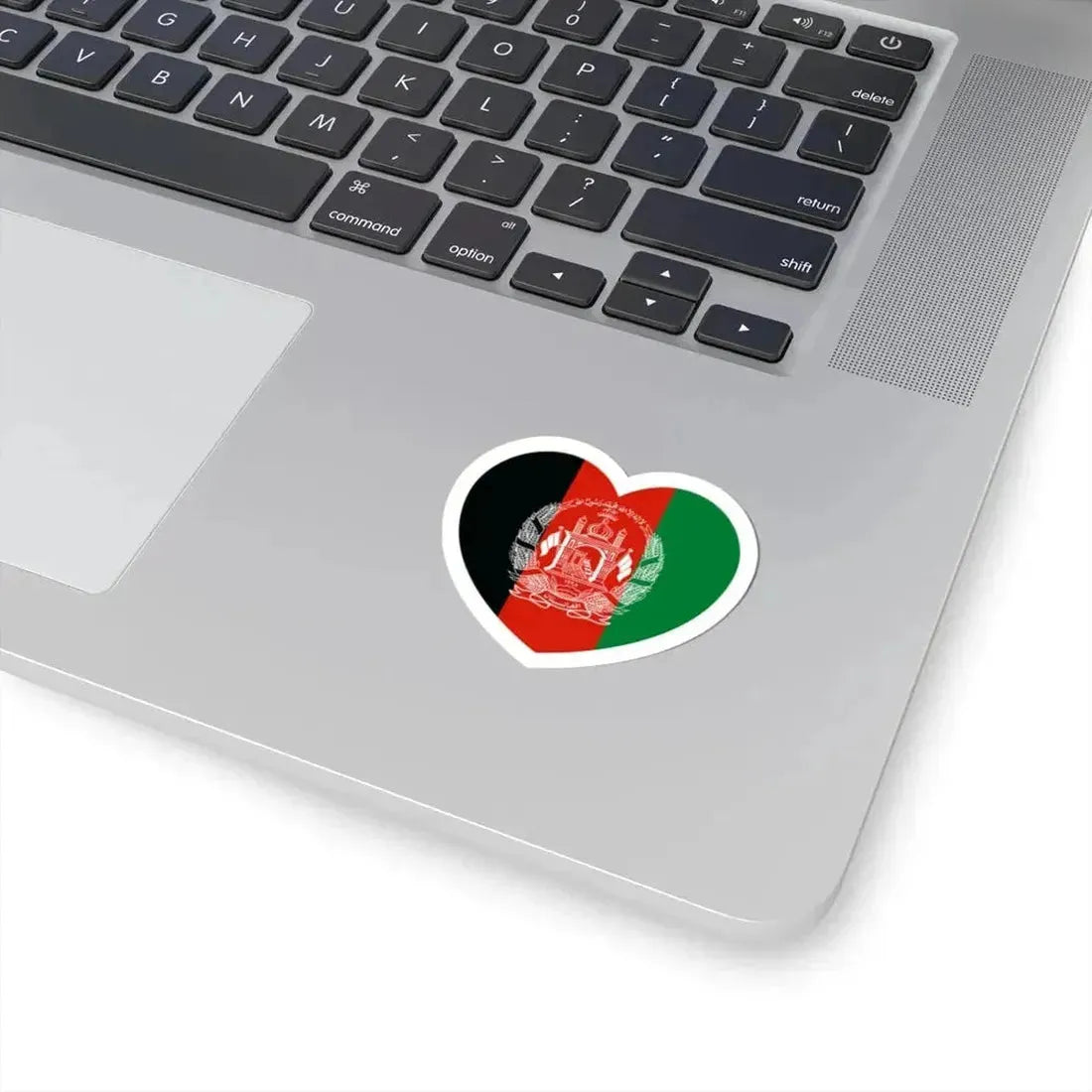 Heart Flag of Afghanistan - STICKER Vinyl Kiss-Cut Decal - The Sticker Space