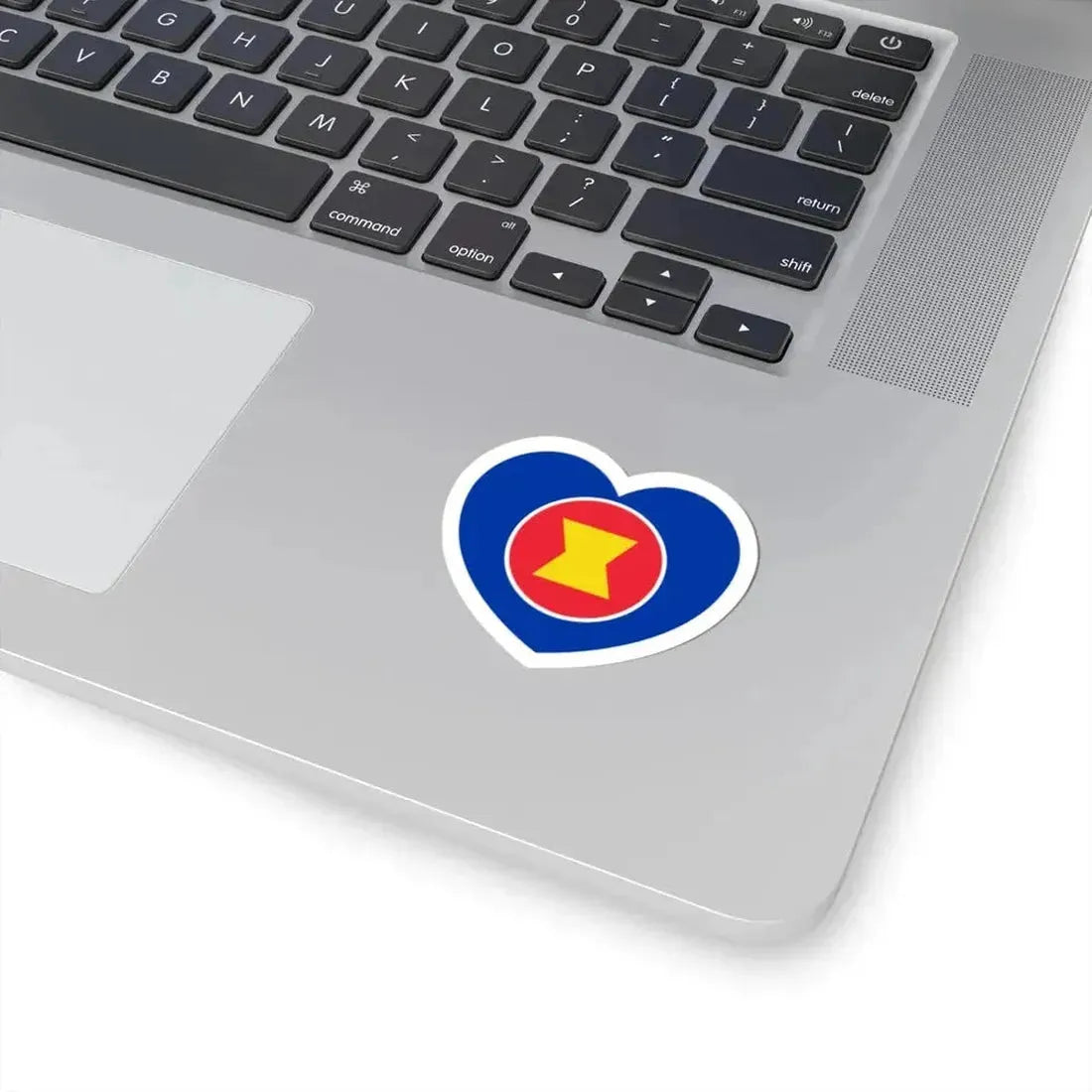 Heart Flag of ASEAN - STICKER Vinyl Kiss-Cut Decal - The Sticker Space