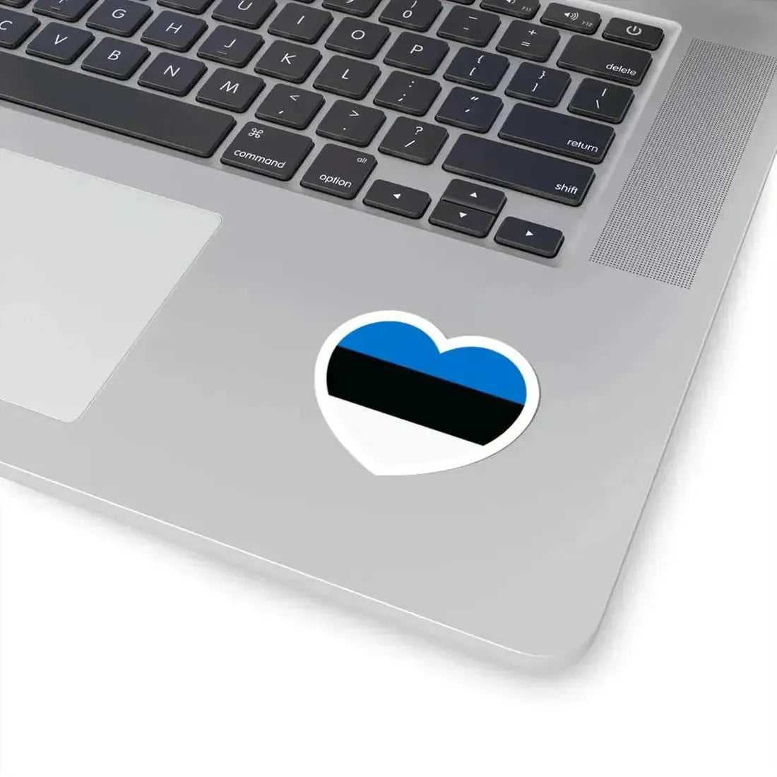 Heart Flag of Estonia - STICKER Vinyl Kiss-Cut Decal - The Sticker Space