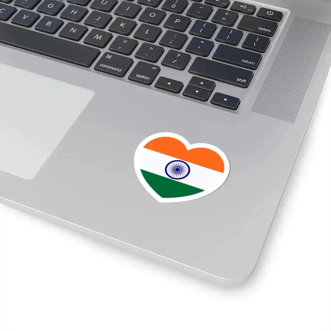 Heart Flag of India - STICKER Vinyl Kiss-Cut Decal - The Sticker Space