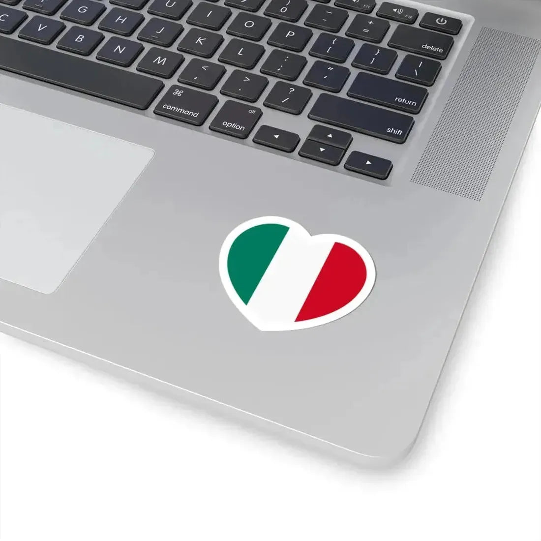 Heart Flag of Italy 1946-2003 - STICKER Vinyl Kiss-Cut Decal - The Sticker Space