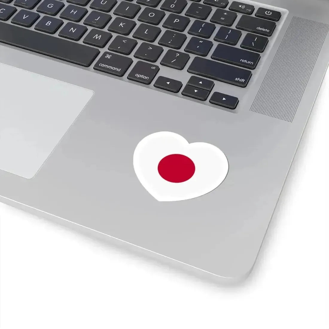 Heart Flag of Japan - STICKER Vinyl Kiss-Cut Decal - The Sticker Space