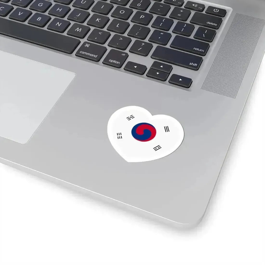 Heart Flag of Korea 1882-1910 - STICKER Vinyl Kiss-Cut Decal - The Sticker Space