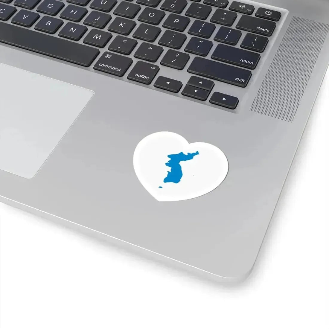 Heart Flag of Korea Unification - STICKER Vinyl Kiss-Cut Decal - The Sticker Space