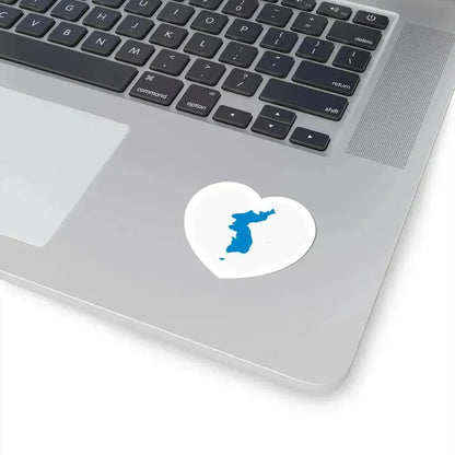 Heart Flag of Korea Unification - STICKER Vinyl Kiss-Cut Decal - The Sticker Space