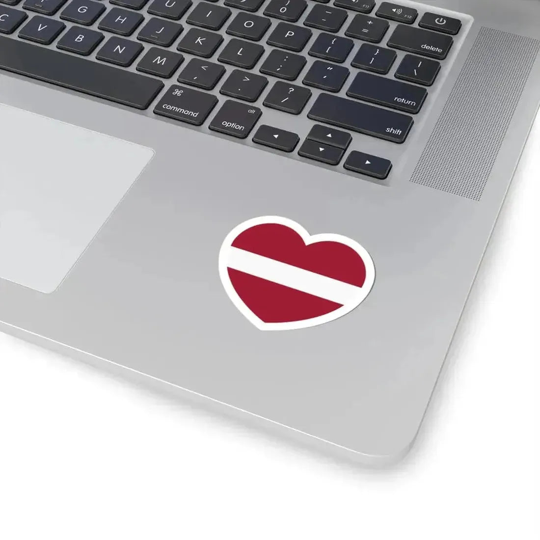 Heart Flag of Latvia - STICKER Vinyl Kiss-Cut Decal - The Sticker Space