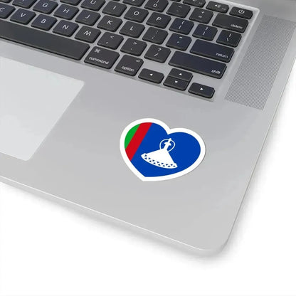 Heart Flag of Lesotho 1966-1987 - STICKER Vinyl Kiss-Cut Decal - The Sticker Space
