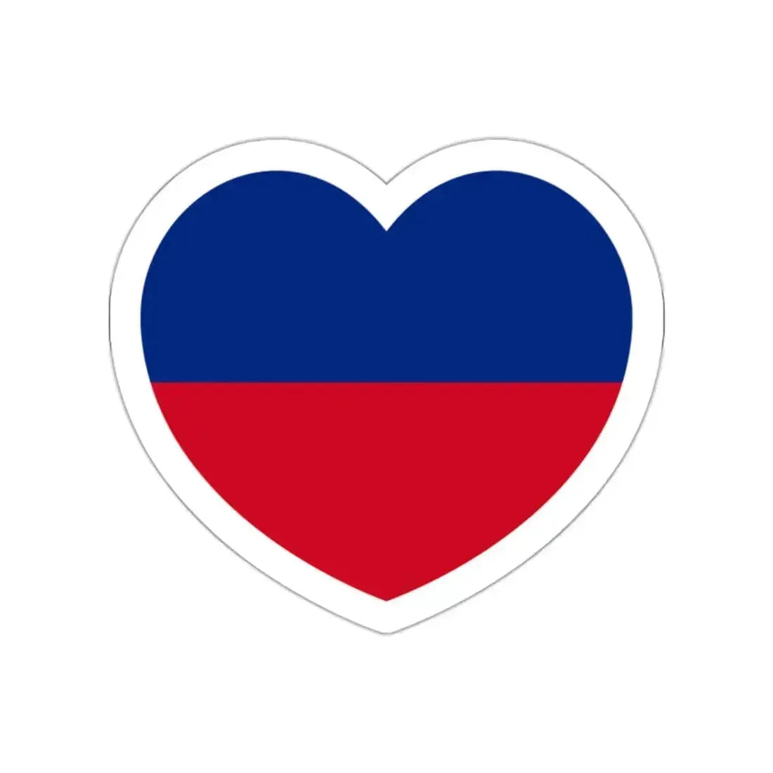 Heart Flag of Liechtenstein 1921-1937 - STICKER Vinyl Die-Cut Decal White Die-Cut 2 Inch - The Sticker Space