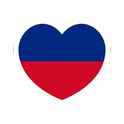 Heart Flag of Liechtenstein 1921-1937 - STICKER Vinyl Kiss-Cut Decal 2 Inch White - The Sticker Space