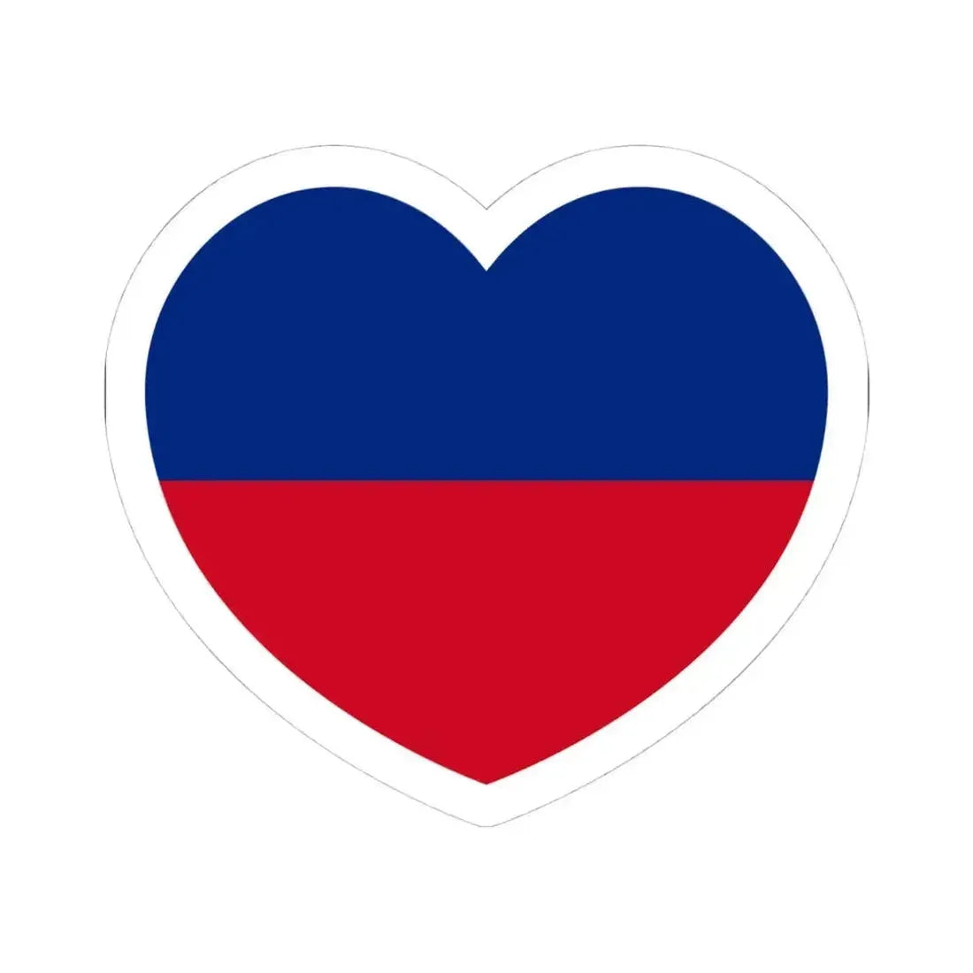 Heart Flag of Liechtenstein 1921-1937 - STICKER Vinyl Kiss-Cut Decal 4 Inch White - The Sticker Space