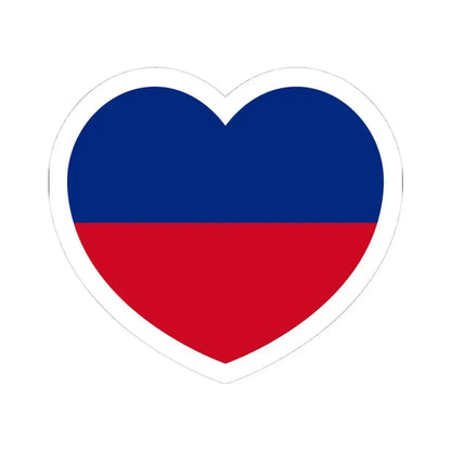 Heart Flag of Liechtenstein 1921-1937 - STICKER Vinyl Kiss-Cut Decal 4 Inch White - The Sticker Space