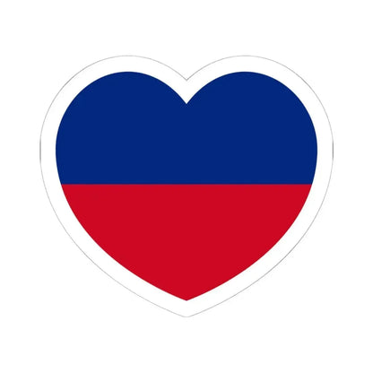 Heart Flag of Liechtenstein 1921-1937 - STICKER Vinyl Kiss-Cut Decal 6 Inch White - The Sticker Space