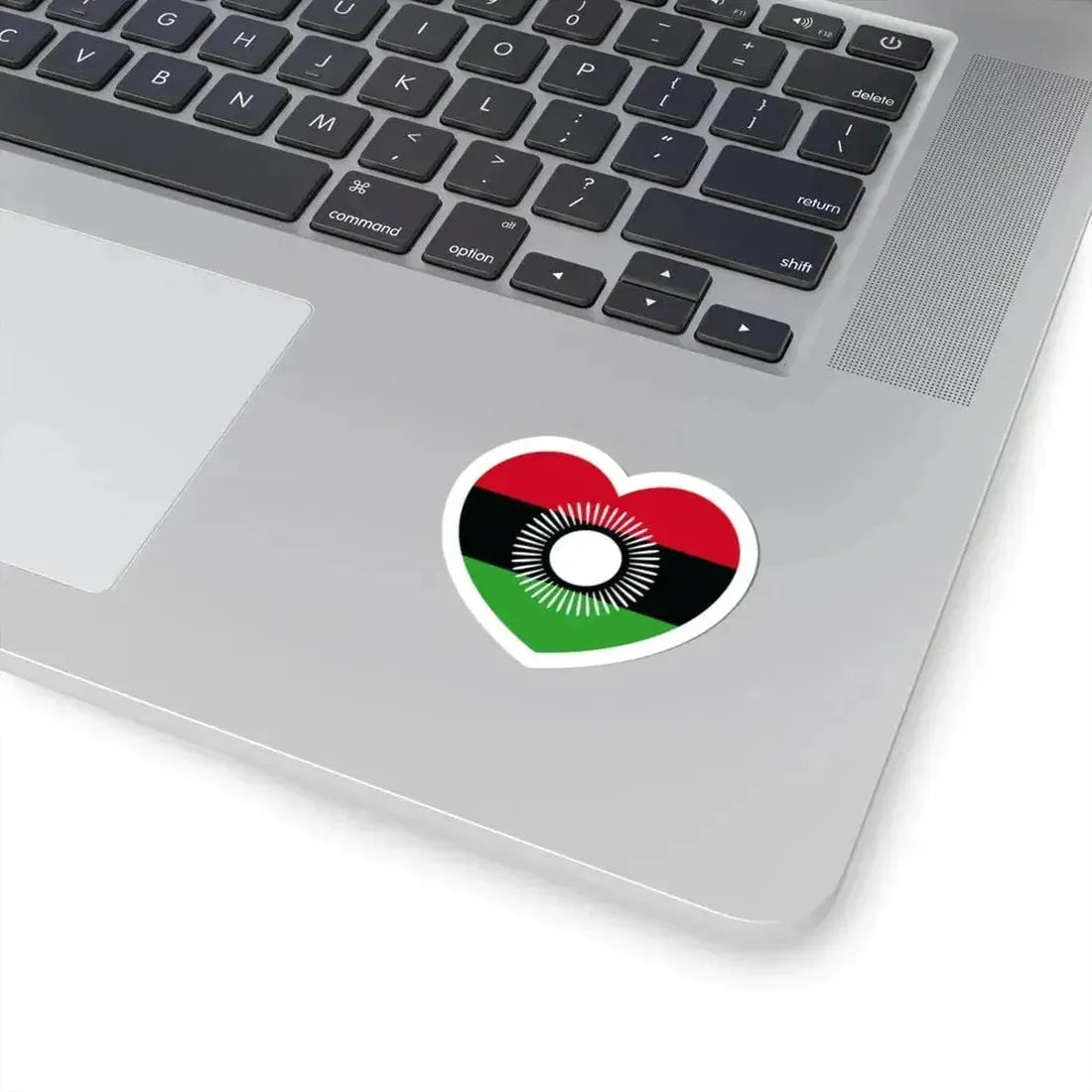 Heart Flag of Malawi 2010-2012 - STICKER Vinyl Kiss-Cut Decal - The Sticker Space