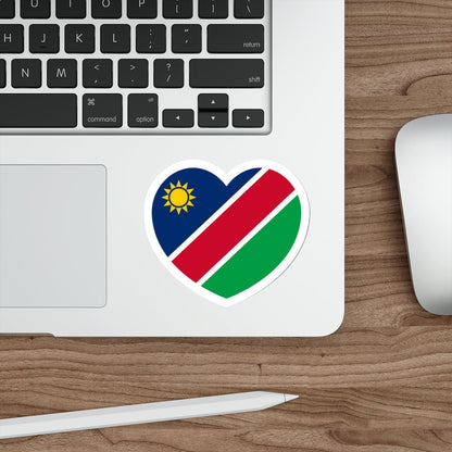 Heart Flag of Namibia - STICKER Vinyl Die-Cut Decal-The Sticker Space