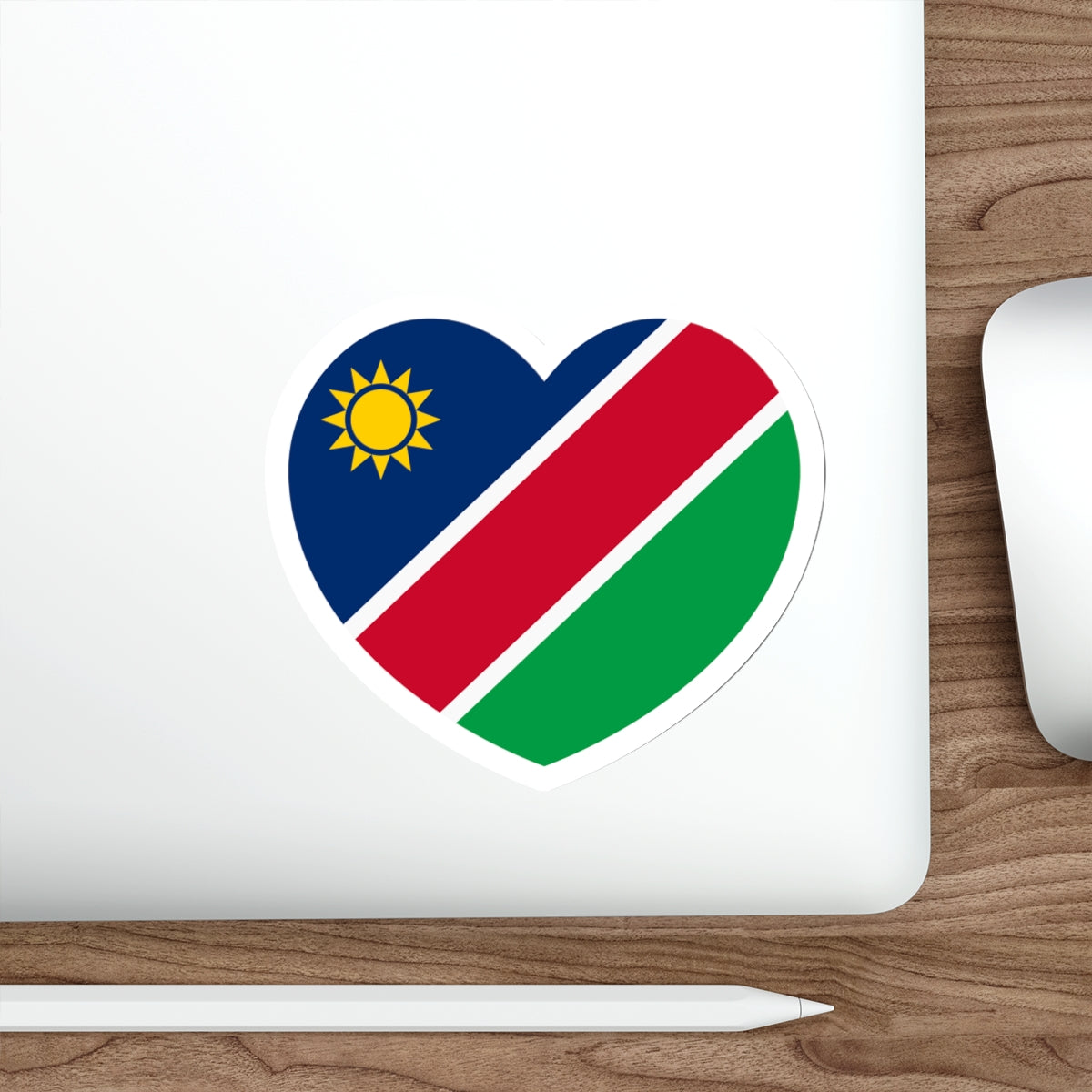 Heart Flag of Namibia - STICKER Vinyl Die-Cut Decal-The Sticker Space