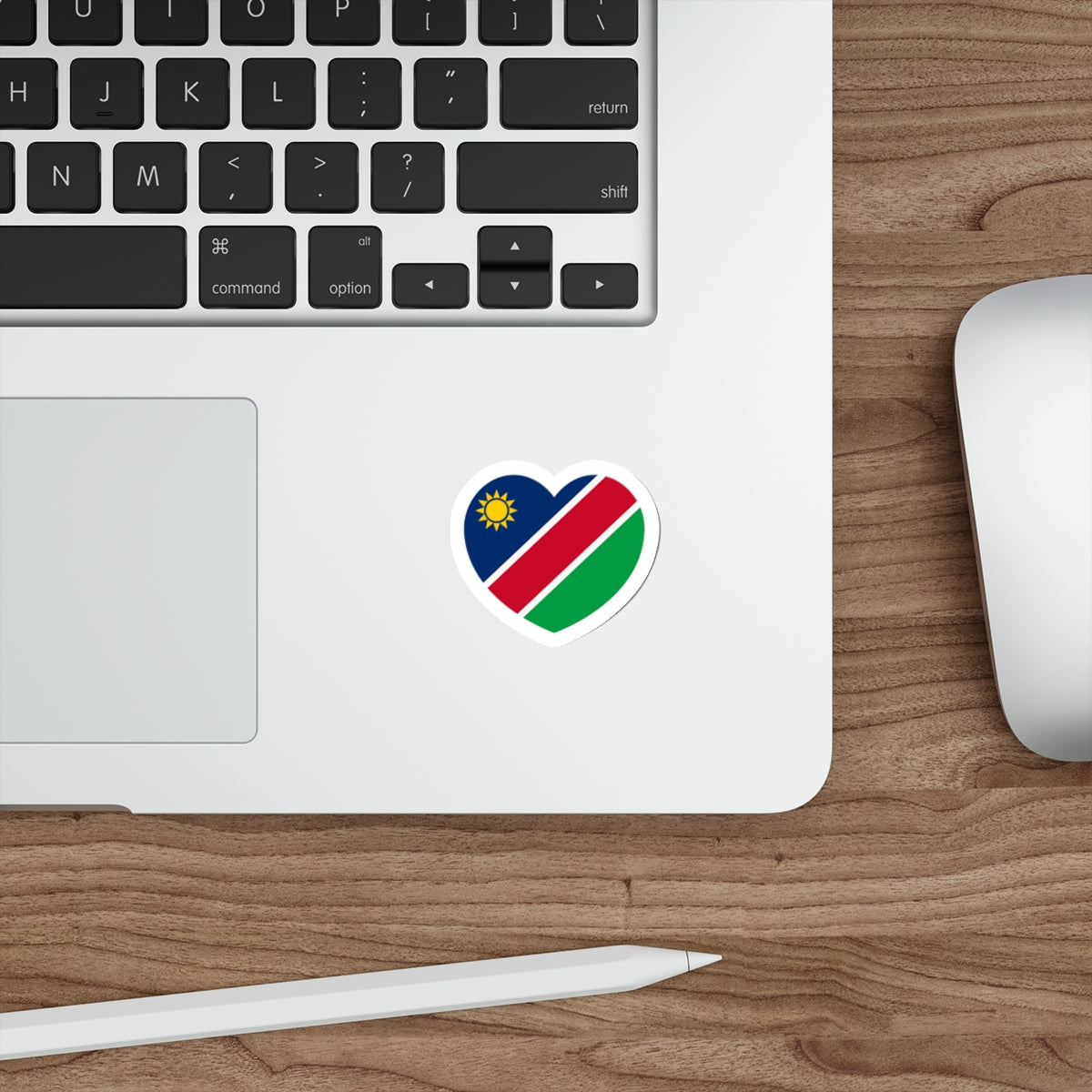 Heart Flag of Namibia - STICKER Vinyl Die-Cut Decal-The Sticker Space