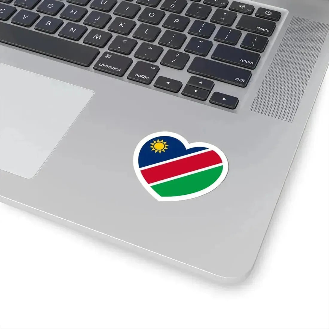 Heart Flag of Namibia - STICKER Vinyl Kiss-Cut Decal - The Sticker Space