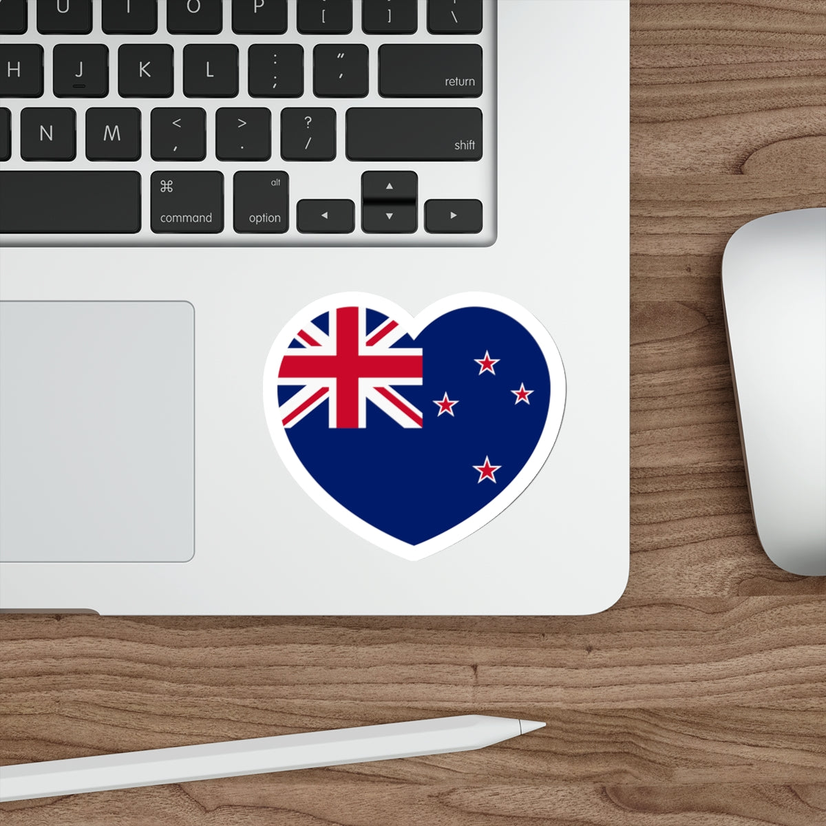 Heart Flag of New Zealand - STICKER Vinyl Die-Cut Decal-The Sticker Space