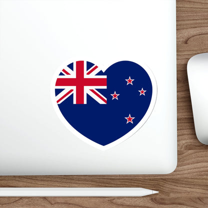 Heart Flag of New Zealand - STICKER Vinyl Die-Cut Decal-The Sticker Space