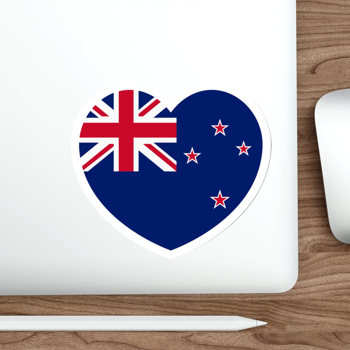 Heart Flag of New Zealand - STICKER Vinyl Die-Cut Decal-The Sticker Space