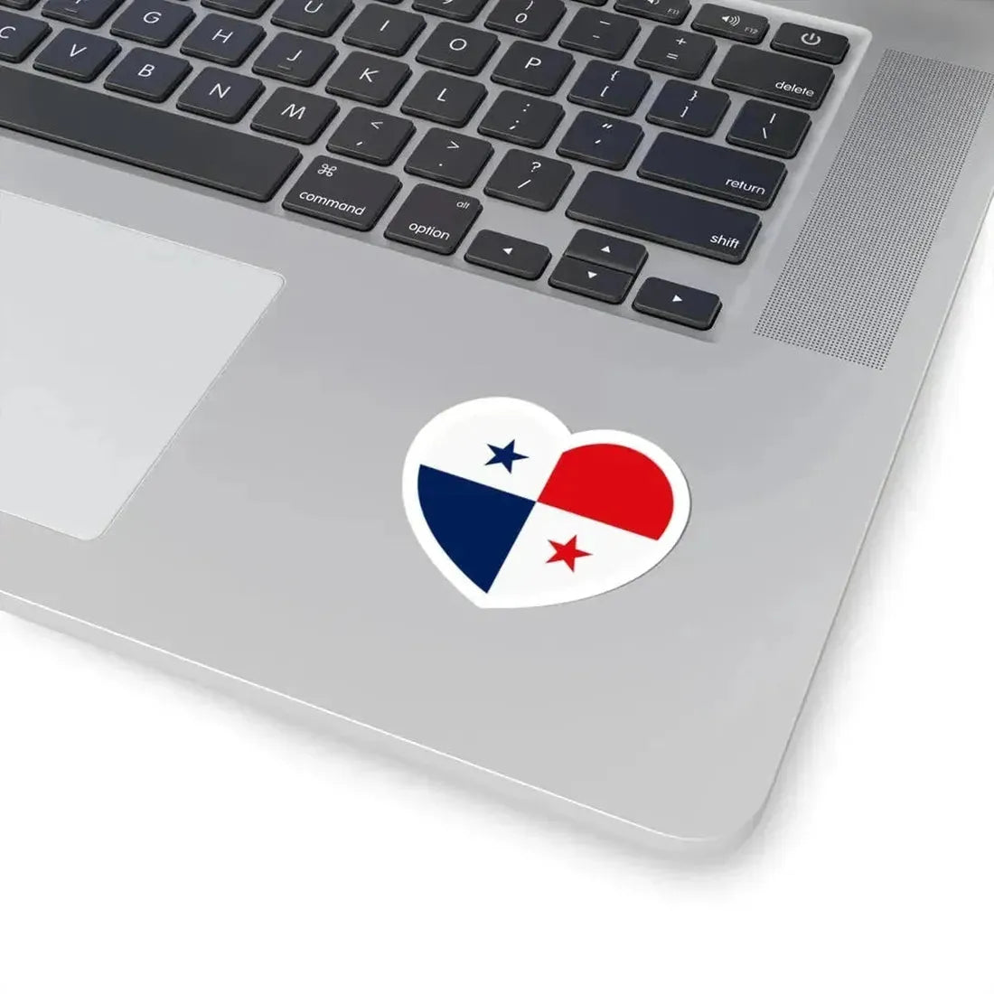 Heart Flag of Panama - STICKER Vinyl Kiss-Cut Decal - The Sticker Space