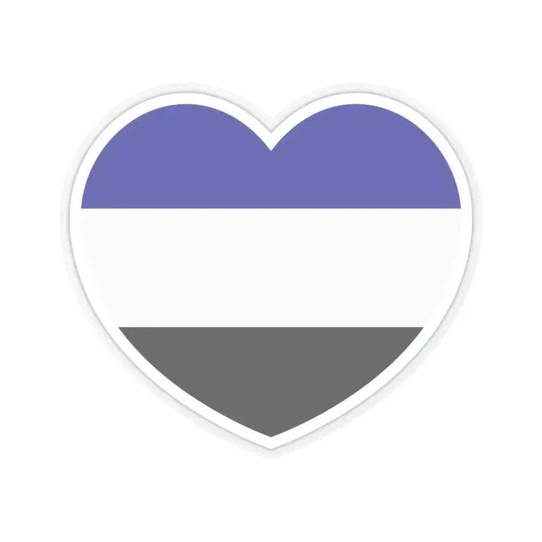 Heart Flag of Saar 1920-1935 - STICKER Vinyl Kiss-Cut Decal 6 Inch Transparent - The Sticker Space