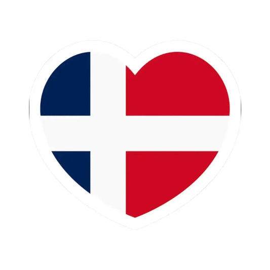 Heart Flag of Saar 1947-1956 - STICKER Vinyl Kiss-Cut Decal 2 Inch White - The Sticker Space