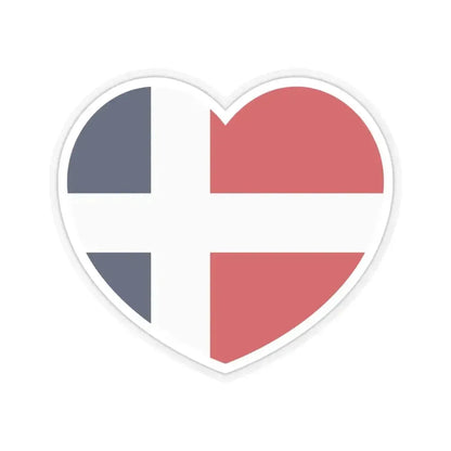 Heart Flag of Saar 1947-1956 - STICKER Vinyl Kiss-Cut Decal 6 Inch Transparent - The Sticker Space