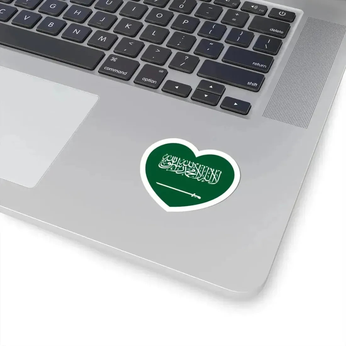 Heart Flag of Saudi Arabia - STICKER Vinyl Kiss-Cut Decal - The Sticker Space