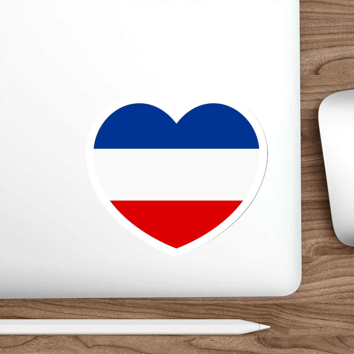 Heart Flag of Serbia and Montenegro - STICKER Vinyl Die-Cut Decal-The Sticker Space