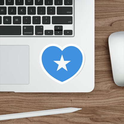 Heart Flag of Somalia - STICKER Vinyl Die-Cut Decal-The Sticker Space