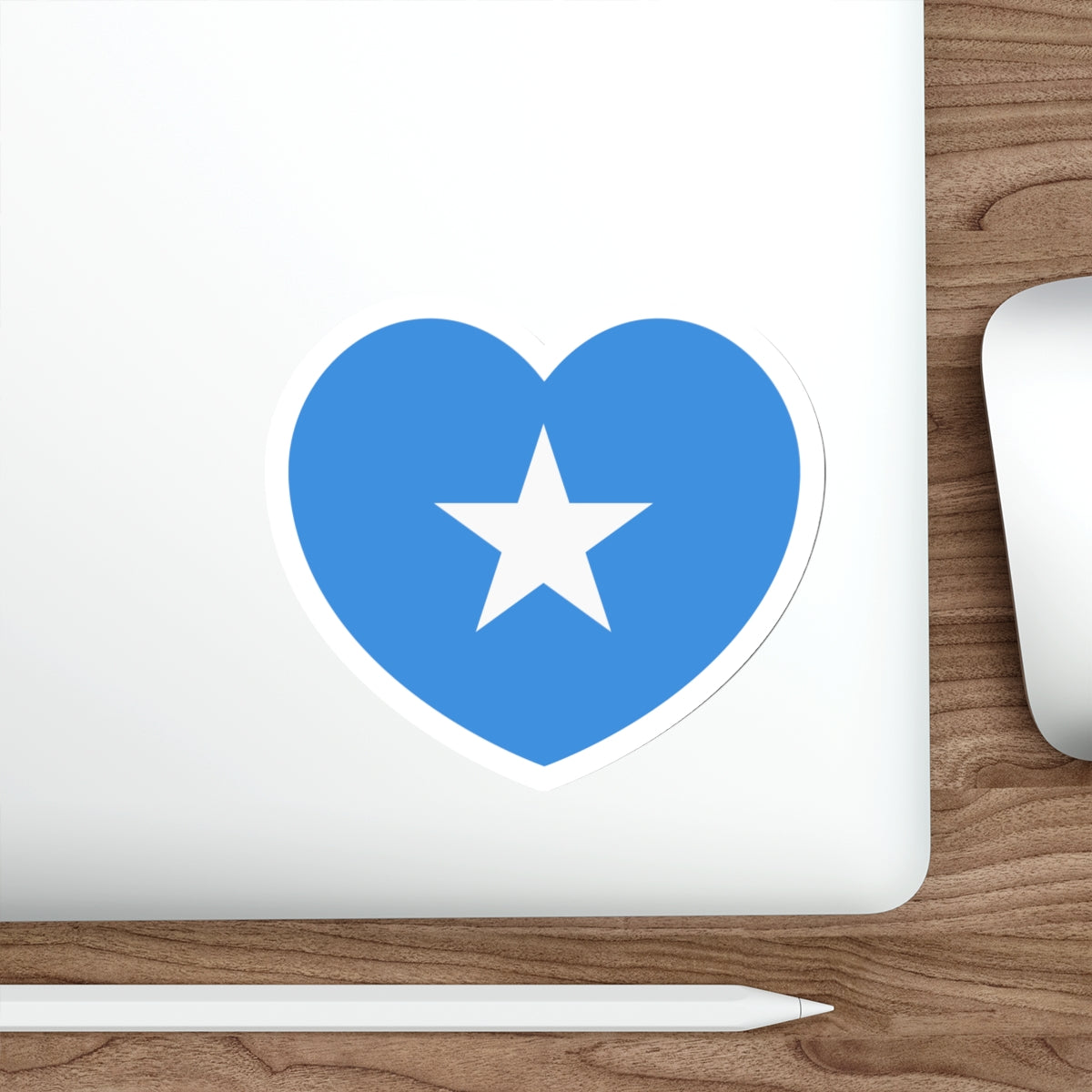 Heart Flag of Somalia - STICKER Vinyl Die-Cut Decal-The Sticker Space