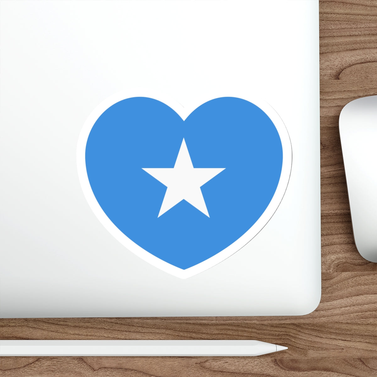 Heart Flag of Somalia - STICKER Vinyl Die-Cut Decal-The Sticker Space