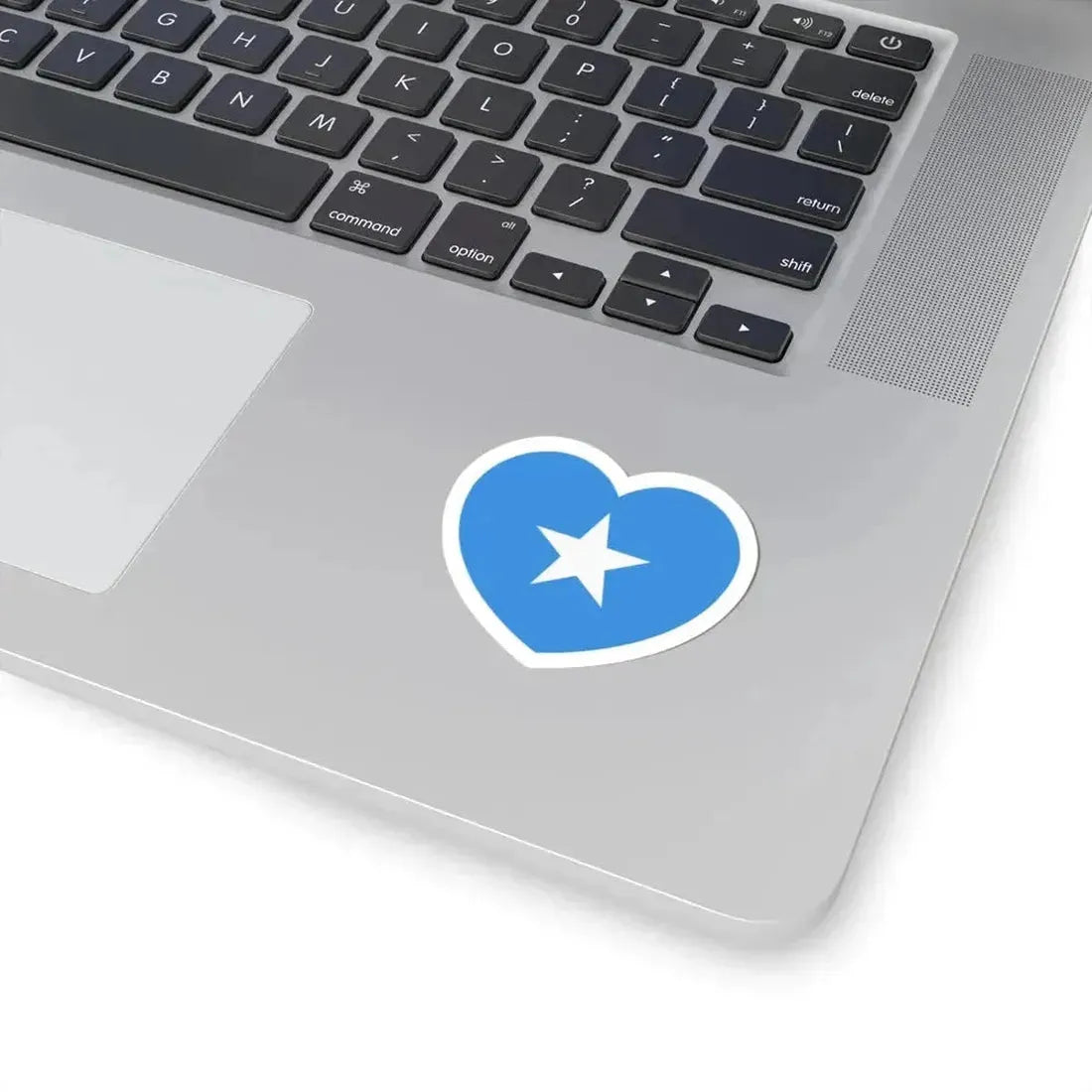 Heart Flag of Somalia - STICKER Vinyl Kiss-Cut Decal - The Sticker Space