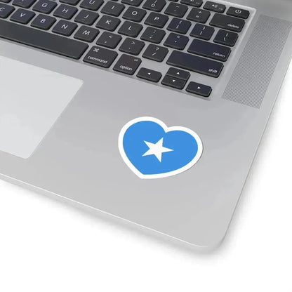 Heart Flag of Somalia - STICKER Vinyl Kiss-Cut Decal - The Sticker Space