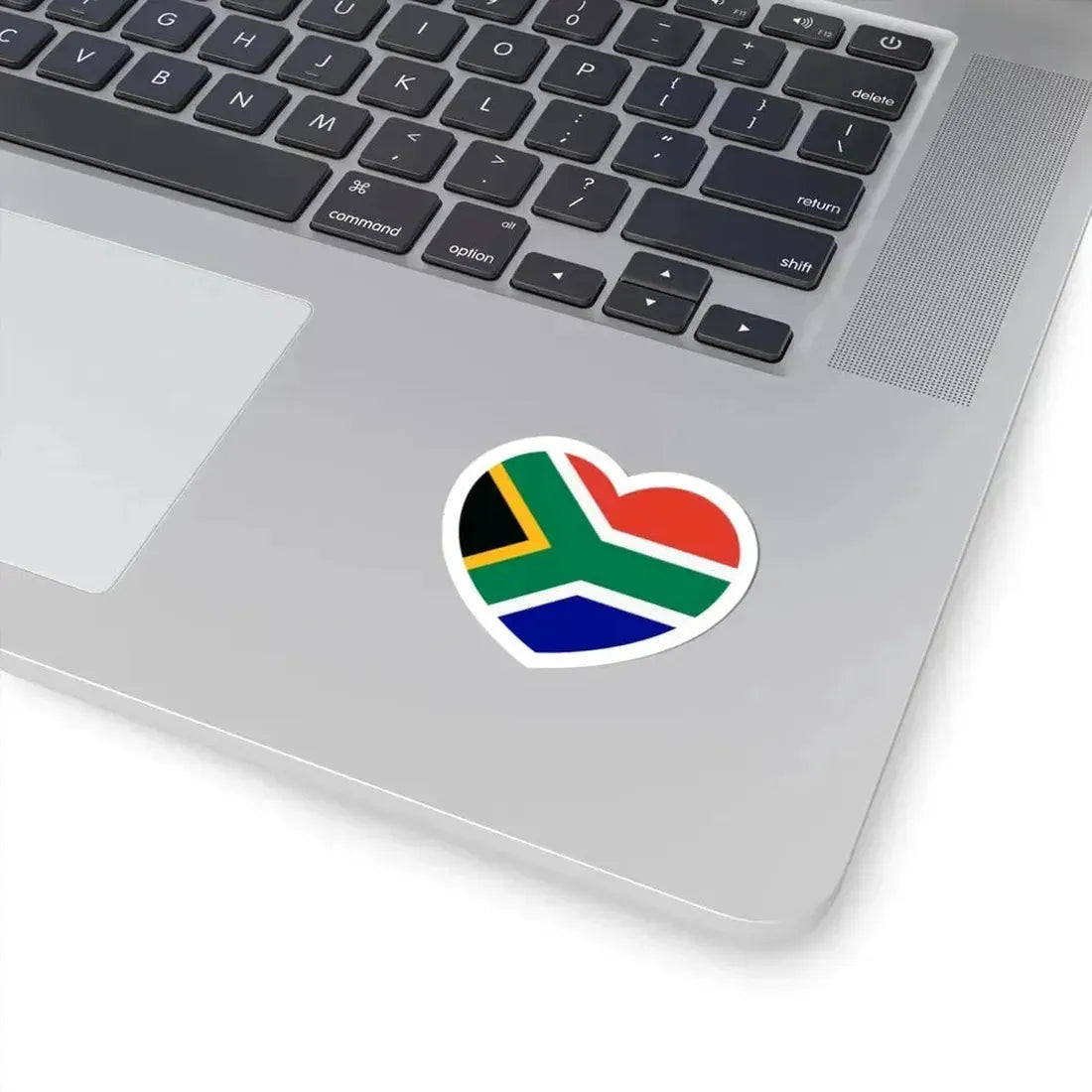 Heart Flag of South Africa - STICKER Vinyl Kiss-Cut Decal - The Sticker Space