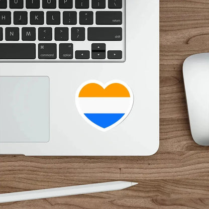 Heart Flag of the Dutch Republic Prince's - STICKER Vinyl Die-Cut Decal - The Sticker Space