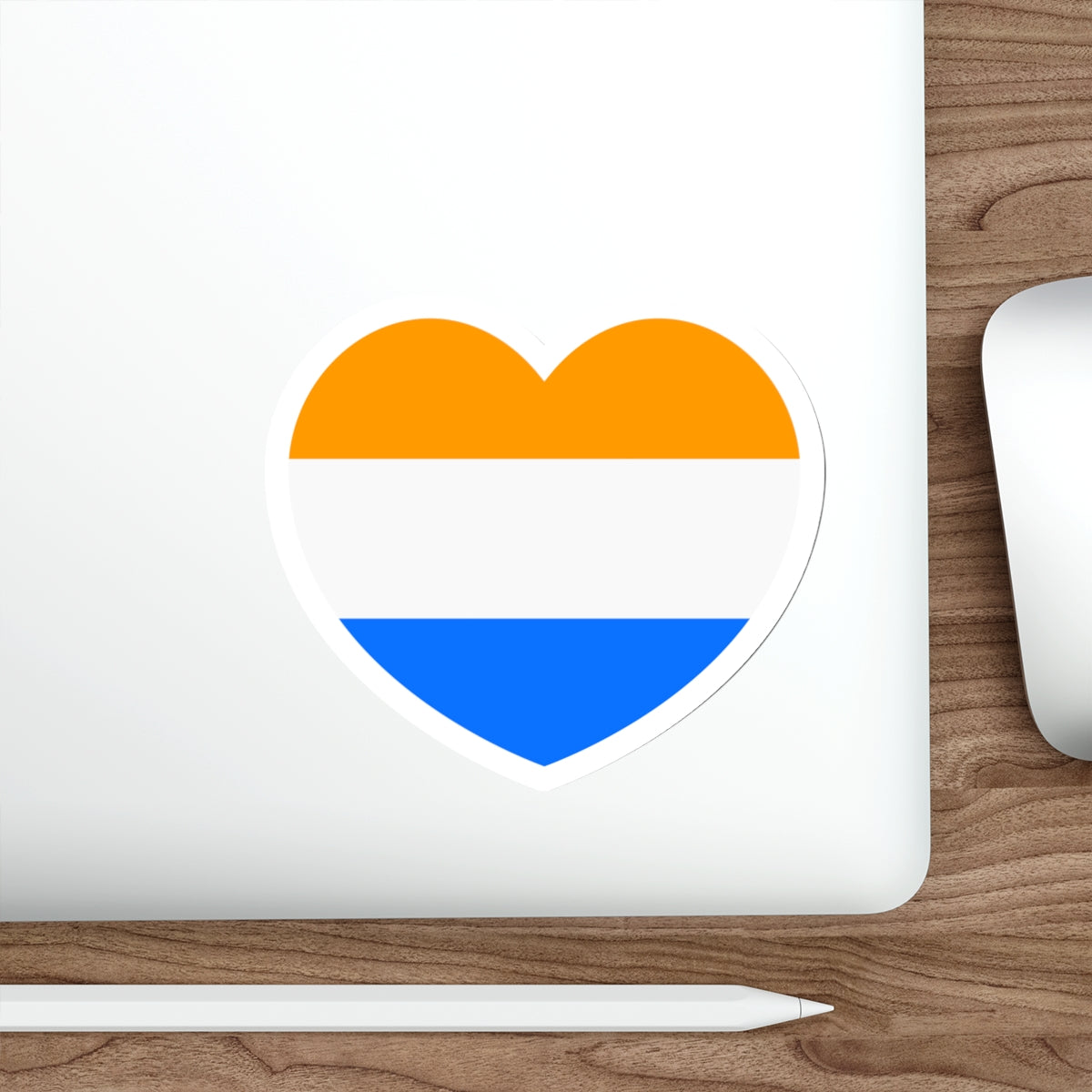 Heart Flag of the Dutch Republic Prince's - STICKER Vinyl Die-Cut Decal-The Sticker Space