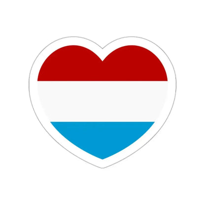 Heart Flag of the Dutch Republic States - STICKER Vinyl Die-Cut Decal White Die-Cut 2 Inch - The Sticker Space