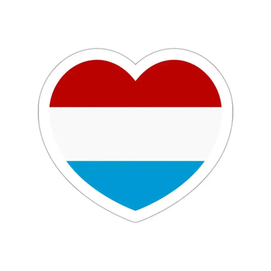 Heart Flag of the Dutch Republic States - STICKER Vinyl Die-Cut Decal White Die-Cut 2 Inch - The Sticker Space