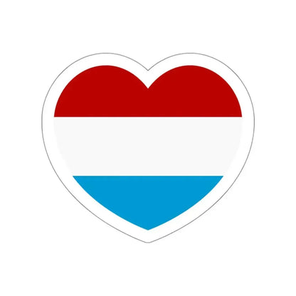 Heart Flag of the Dutch Republic States - STICKER Vinyl Die-Cut Decal White Die-Cut 3 Inch - The Sticker Space