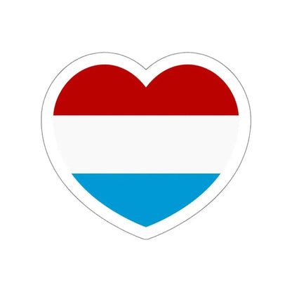 Heart Flag of the Dutch Republic States - STICKER Vinyl Die-Cut Decal White Die-Cut 4 Inch - The Sticker Space